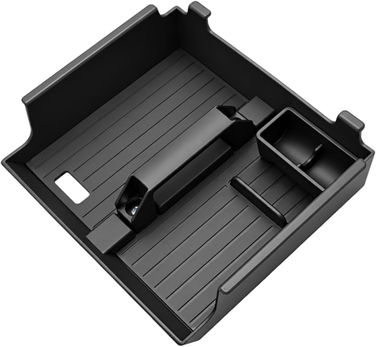 2025 2026 4Runner Center Console Organizer with Small Handle, for 6th Gen Toyota 4Runner (All Trims), Durable ABS Plastic &Anti-slip Rubber Console Tray Insert 2026 4Runner Accessories