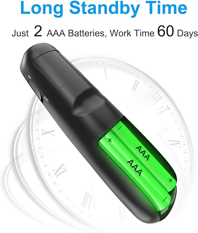 Wireless Presentation Clicker PowerPoint Presenter Remote: Clicker