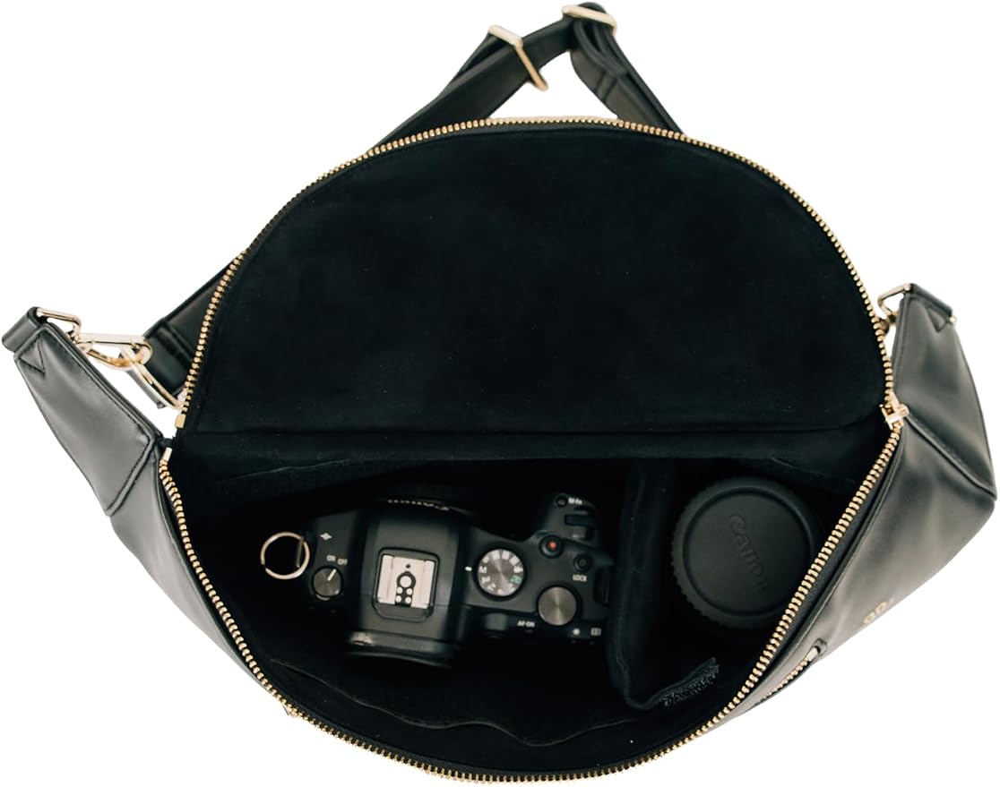 The Sidekick Camera Bag – Compact, Vegan Leather, Hands-Free Crossbody