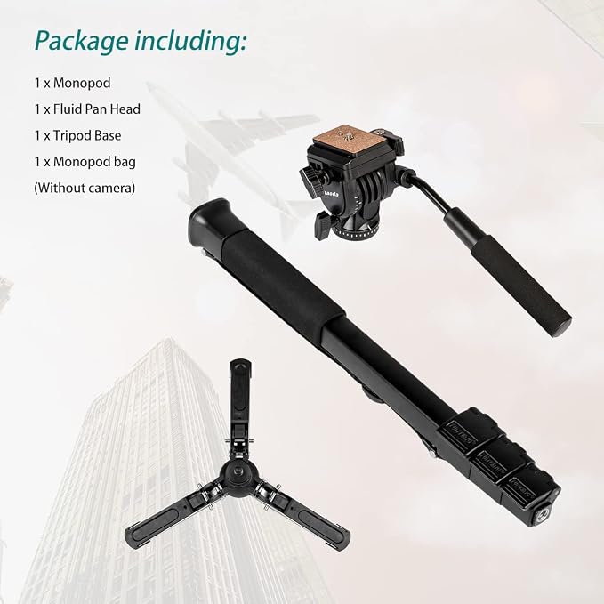 Extendable Camera Aluminum Monopod