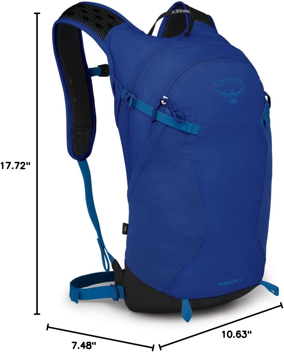 Osprey Sportlite 15L Unisex Hiking Backpack - Lightweight & Durable | Blue Sky Color