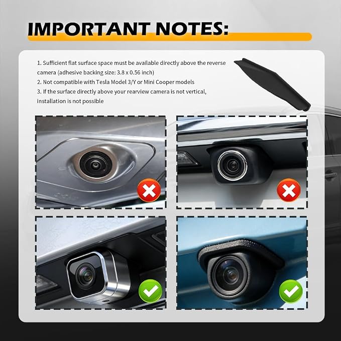2026 New Rear View Backup Camera Cover, Silicone Backup Camera Rain Shield