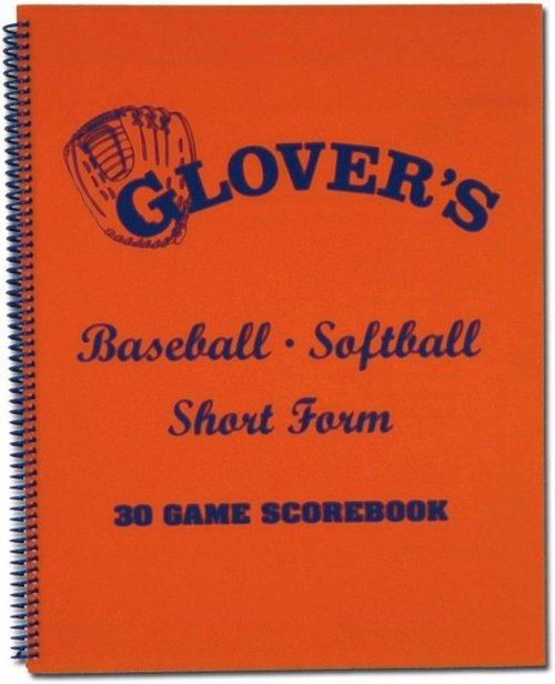 Glovers Scorebooks - Short Form Baseball/Softball Scorebook | Track 30 Games Effortlessly