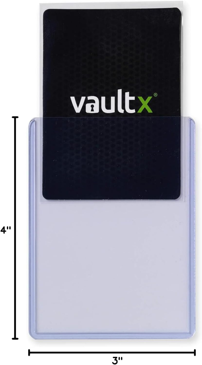 Vault X Toploaders | 35pt Premium Extra Thick Trading Card Holders | Clear Protection (100 Pack)
