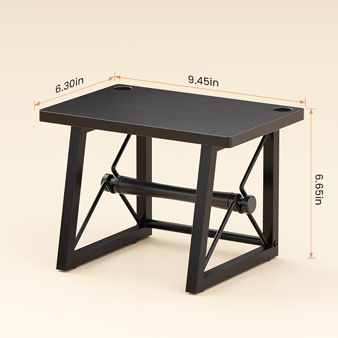 Label Holder for Rolls and Fan-fold Labels, Wooden Label Stand for Shipping