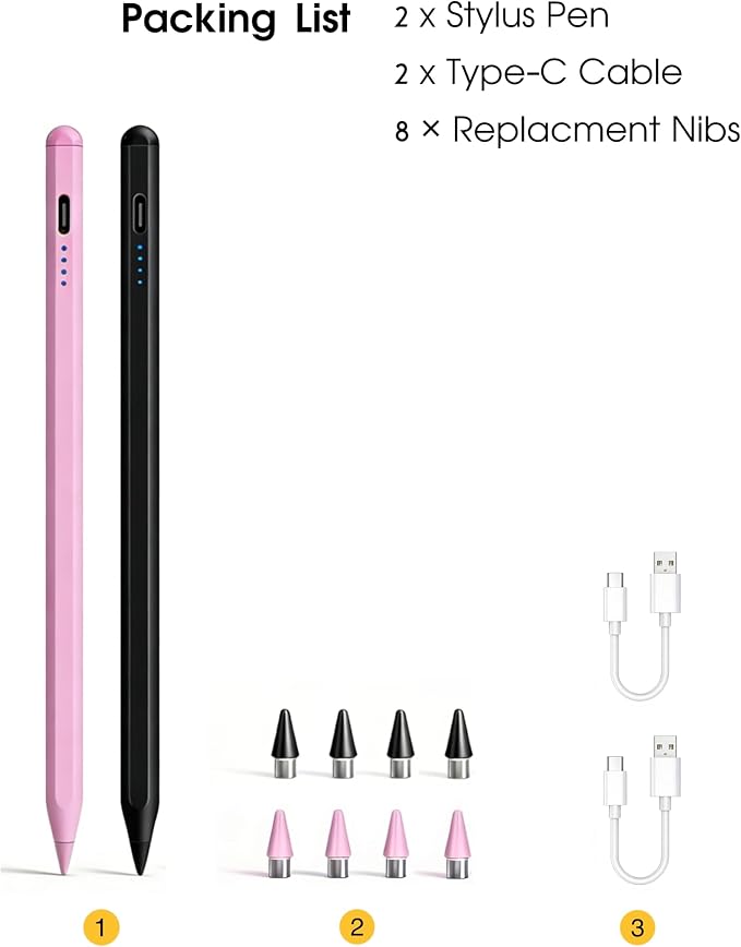 Stylus Pen for Samsung Galaxy Tab A11 / A11+, A9 / A9+, A7 Lite, Active
