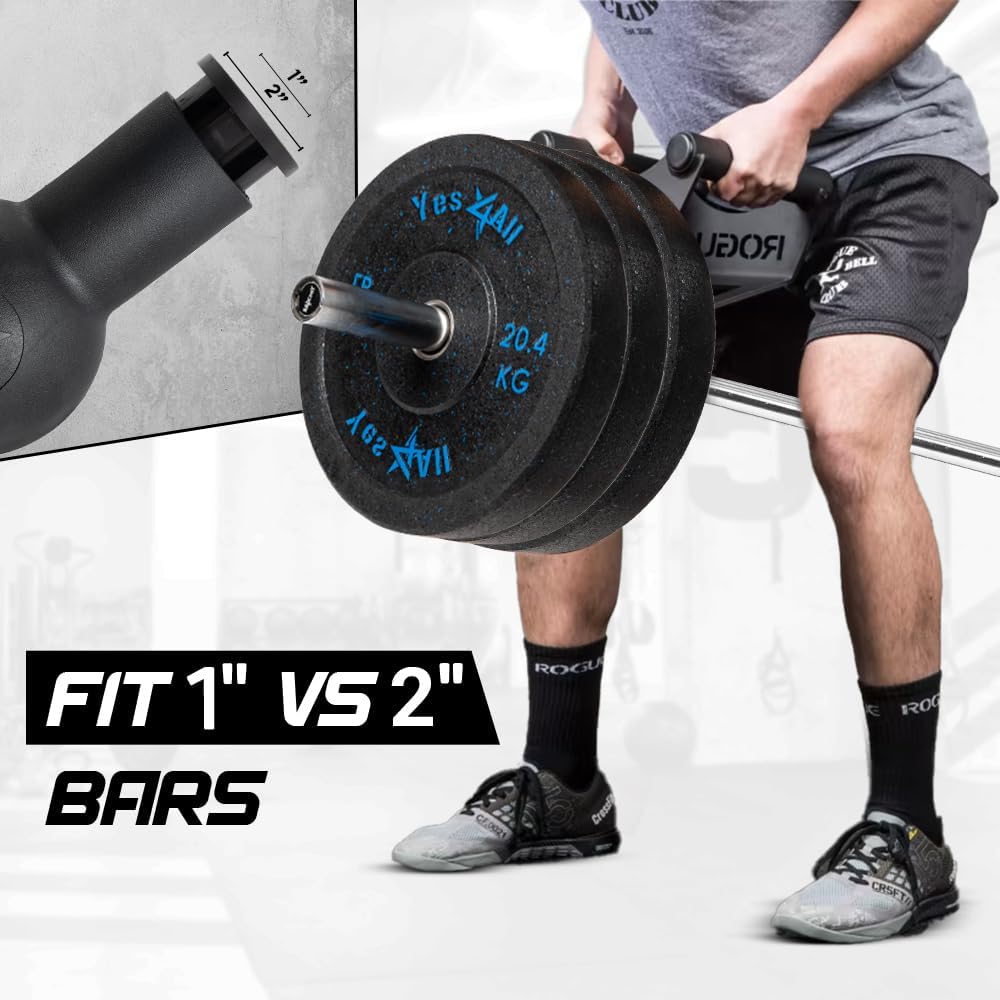 Yes4All Landmine Attachment - Olympic Bar Base for Rows & Presses | Home Gym Equipment, Fits 2" Bars