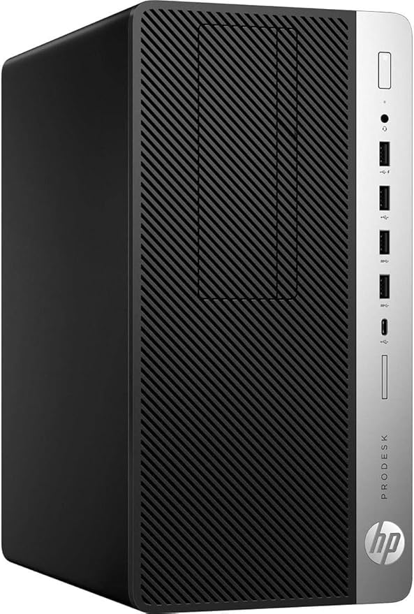 HP ProDesk 600G4 Tower Desktop Computer | Intel i7-8700 (3.4) | 16GB DDR4 RAM | 500GB SSD Solid State | Wi-Fi 5G + Bluetooth | Windows 11 Professional | Home or Office PC (Renewed)