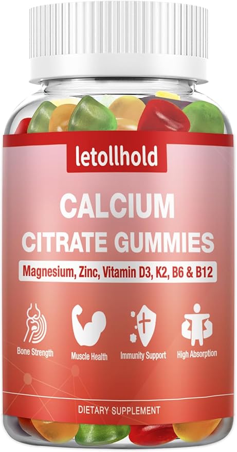 Vegan, Fruit - Flavored Calcium Gummies Have Minerals