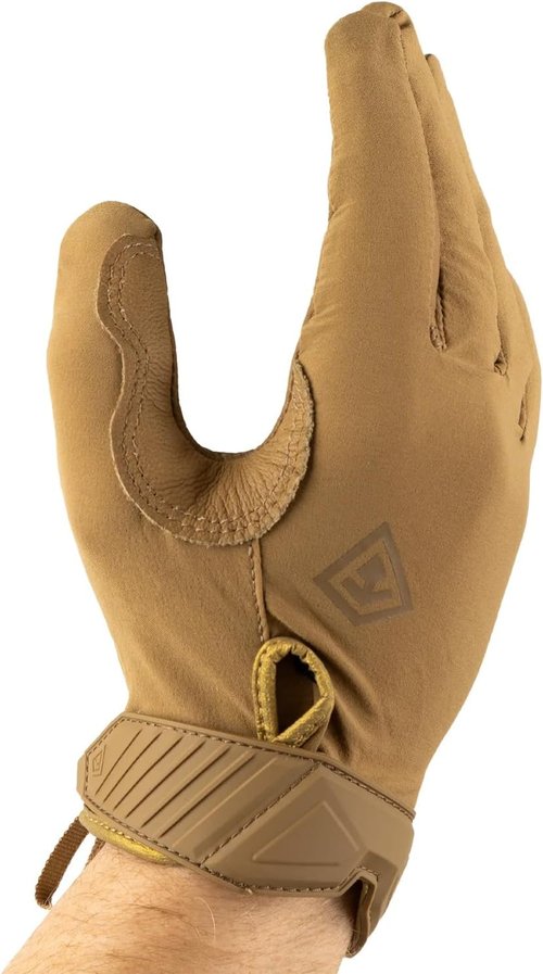 First Tactical Men's Lightweight Patrol Glove - Skin Tight Goatskin Palm with Touchscreen Feature