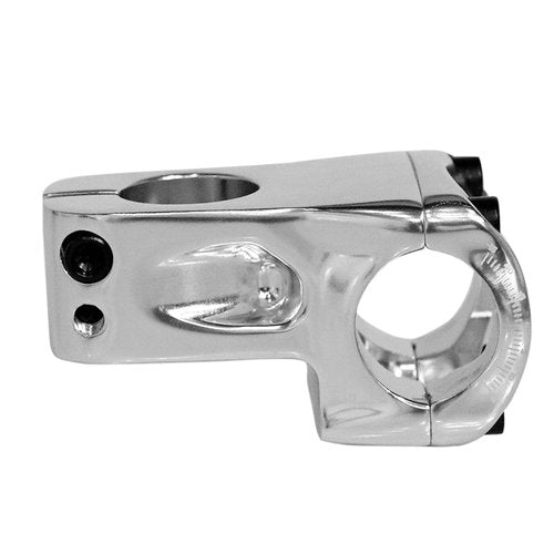 Box Two 22.2 x 1-1/8" Front Load Bike Stem 48mm, 6061-T6 Cold-Forged Aluminum, ±5° Rise, Compatible with 1-1/8" Steerer Tubes, Silver