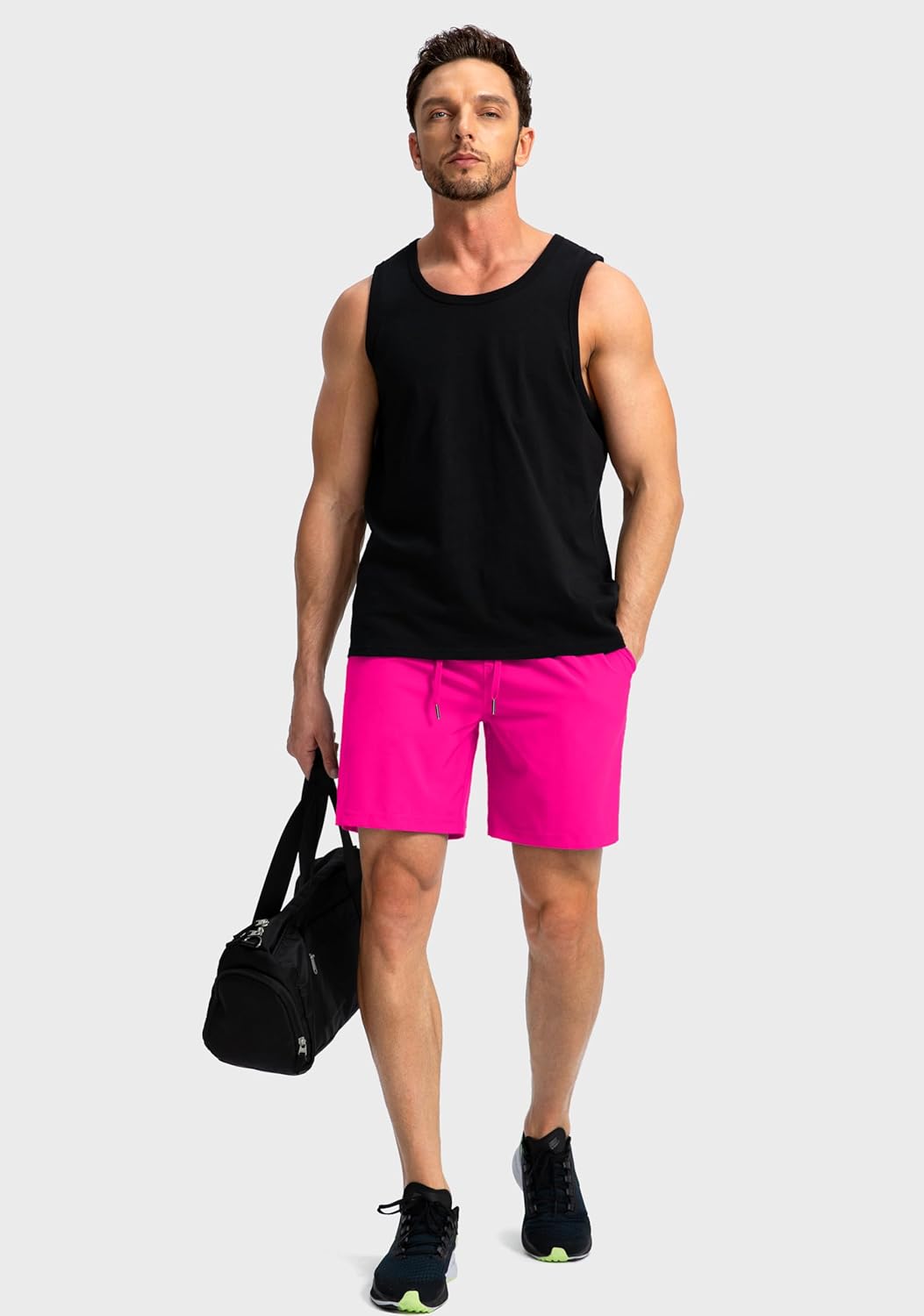 Soothfeel Men's Running Shorts - Lightweight Athletic Shorts with Zipper Pockets | Available in 9", 7", 5" Sizes