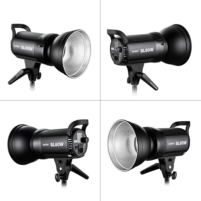 Godox SL-60W SL60W Daylight Led Video Light, 5600K Bright Studio Led Light