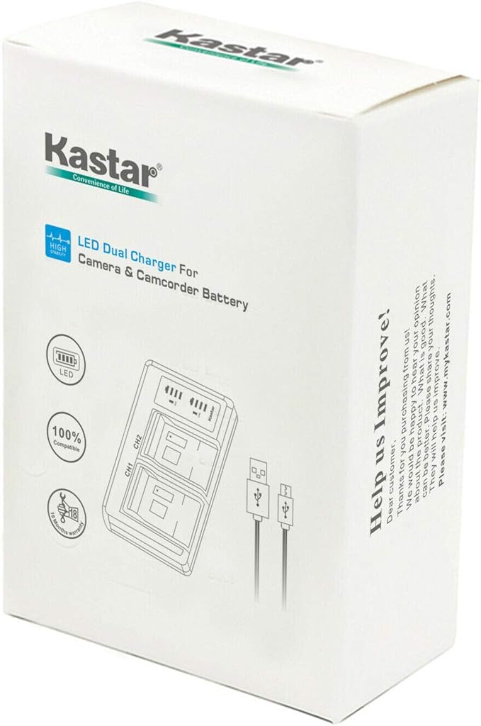 Kastar 4-Pack Battery and LTD2 USB Charger