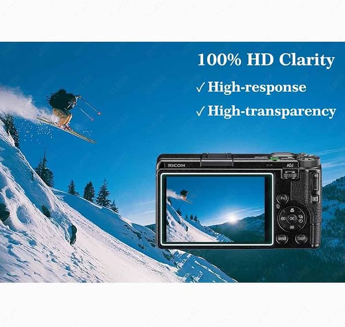 ULBTER Screen Protector for Ricoh GR IV GRIV GR 4 GR4 Camera, 0.3mm 9H Hardness