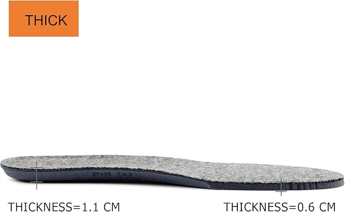 Thick Merino Wool Insoles for Women Fur Fleece Shoes Inserts Memory Foam Cushion Comfort Warm Sheepskin Insoles for Winter Snow Boots Slippers Grey 36EU,US5