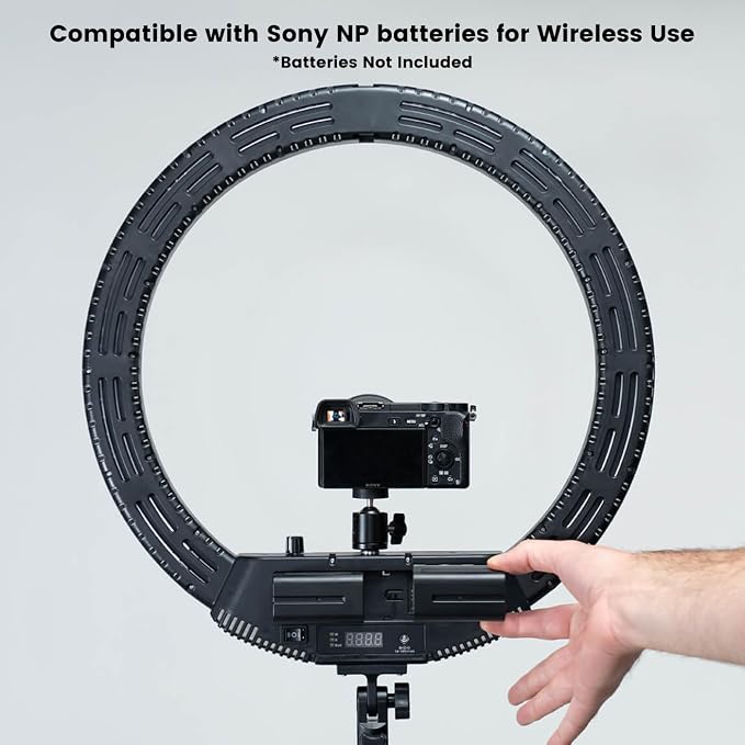 Lume Cube LED Ring Light for Videos, Live Streaming |18” Circle Light