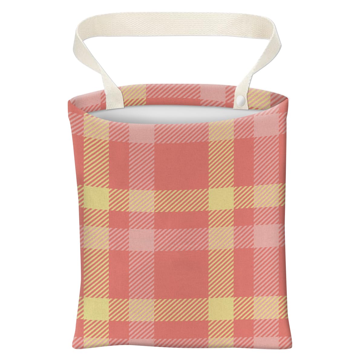 Car Trash Can, Cute Car Trash Bag, Hanging Car Organizer and Storage Bag, Trash Bin for Car Accessories, Vehicle, Travelling, Camping Cute Pastel Floral