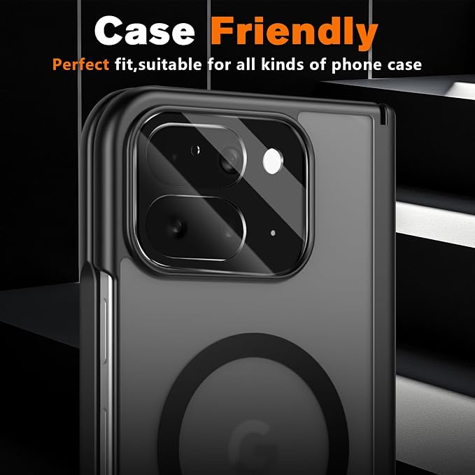 3 Pack for Google Pixel 10 Pro Fold Camera Lens Protector, Tempered Glass 9