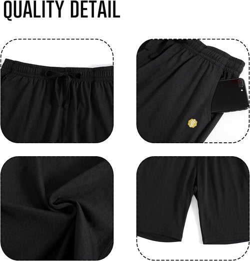 LUCKYCATCUS Women's Bermuda Shorts - Comfortable Jersey Athletic Shorts with Pockets | Knee Length
