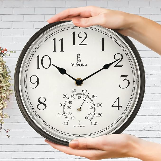 Outdoor Clocks for Patio Waterproof