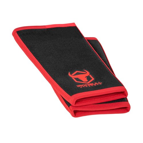 Iron Bull Strength Knee Sleeves for Powerlifting (7mm) - Weightlifting Knee Compression Sleeve for Squats - Knee Brace Support for Gym, Workout, Fitness (Large)