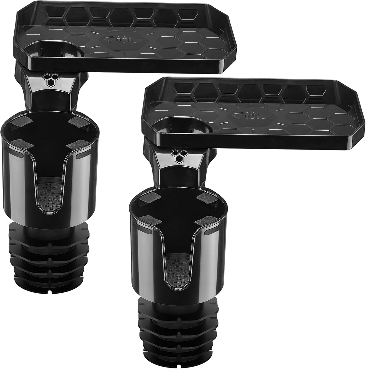 JoyTutus Car Cup Holder Expander, Automotive Cup Attachable Tray with 360° Rotation,Large Cup Holder Adapt Most Regular Cups with 18-40 oz, fit in 2.75-3.25 inch Car Holder