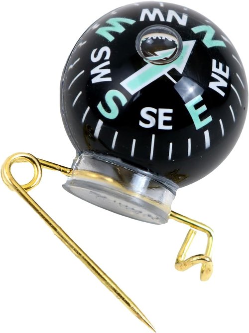 Coghlan's Pin-On Compass - Compact Outdoor Navigation Tool for Hiking, Camping & Survival