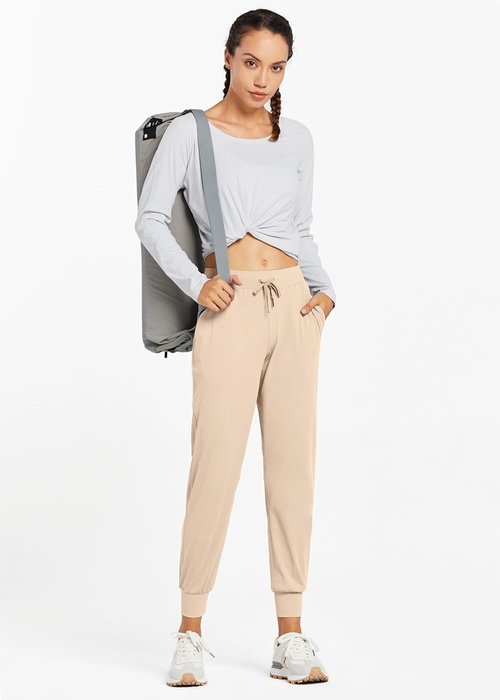 Libin Women's Jogger Pants - Athletic Running Sweatpants with Pockets | Available in Petite, Regular, Tall