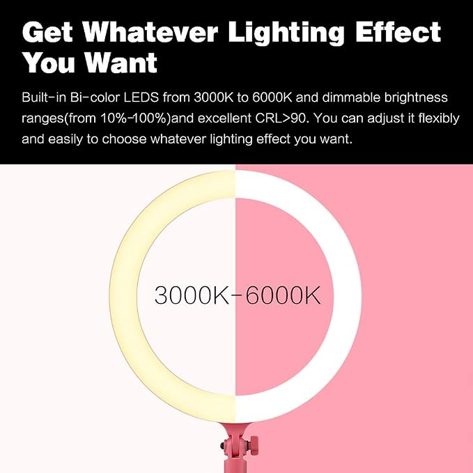 GODOX LR120 12 Inch LED Ring Light Photography Light Fill-in Light 3000K-6000K