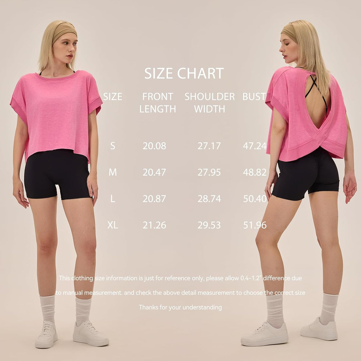 UNIANKIYA Workout Tops for Women - Loose Fit Athletic Crop Tee for Gym & Yoga | Short Sleeve Design