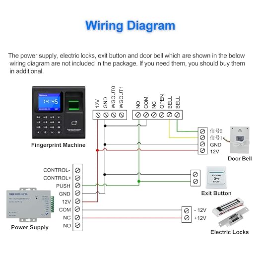 LIBO Intelligent Biometric Fingerprint Time Attendance Machine Time Clock