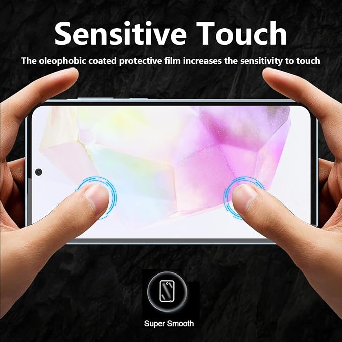 3 Pack for Samsung Galaxy A35/A36/A55/A56/S24 FE/S25 FE Screen Protector