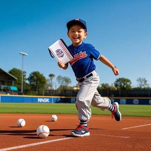 Baseball Card Binder - 4 Pocket Sports Card Album with 50 Removable Sleeves | Holds 400 Standard Size Cards