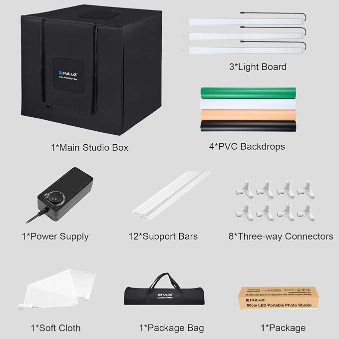 PULUZ Large Photography Light Box, Portable Shooting Tent