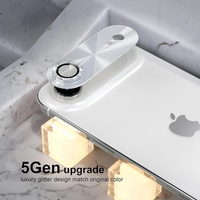 Choiche Compatible for iPhone 17 Air Camera Lens Protector, Bling Camera Cover