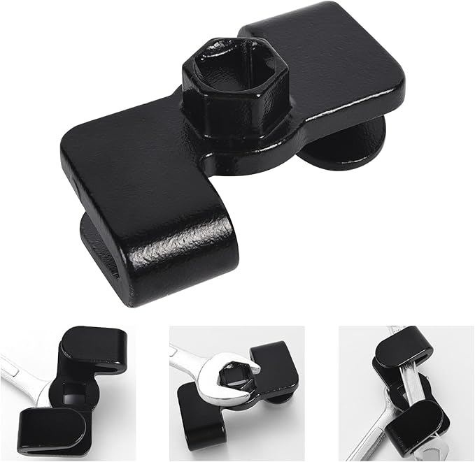 Universal Wrench Extender Adapter for 1/2 Inch Drive / 21mm Hex Drive Breaker Bars Wrench Conversion Extension Tool for Cheater Bar Extendable Torque Adapter to Leverage over Stubborn Nuts and Bolts