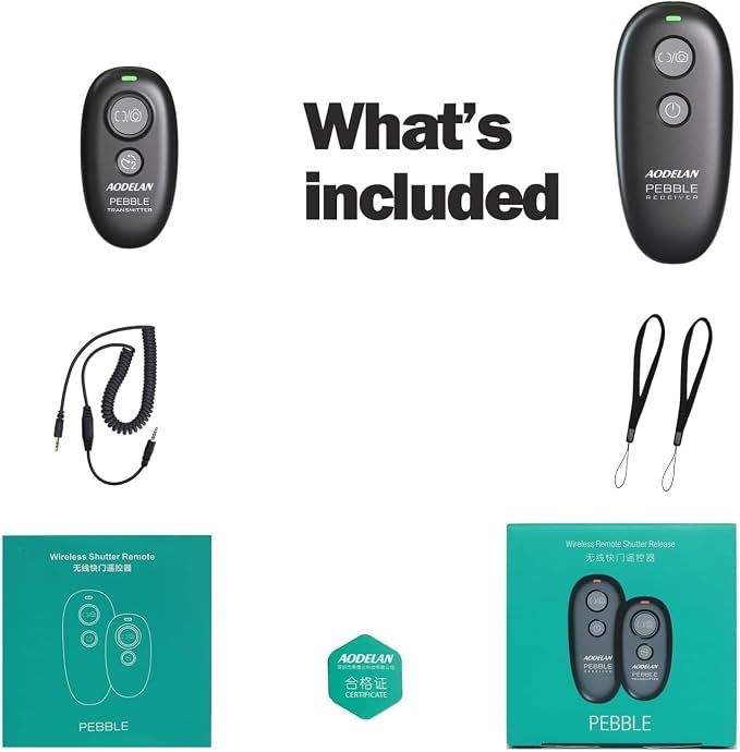 AODELAN Wireless Camera Shutter Release Remote Control