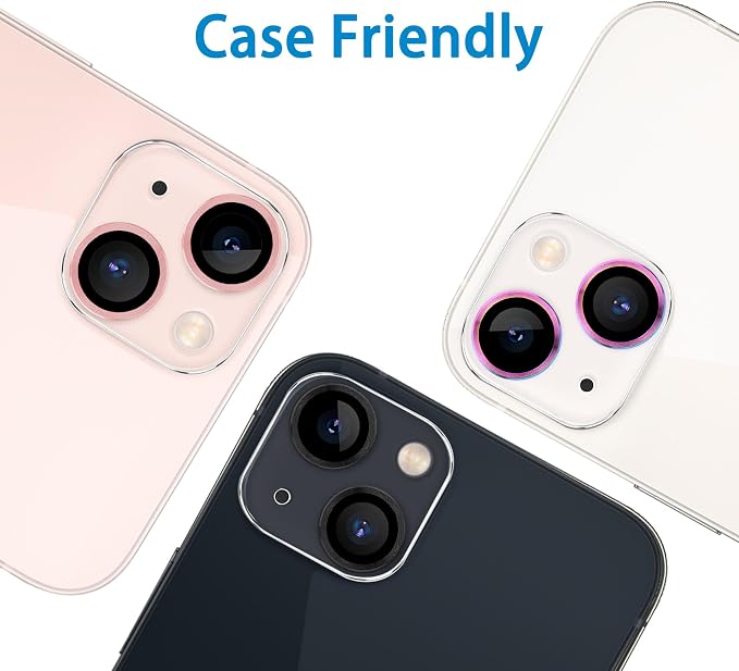 Dengduoduo 3 Pack Tempered Glass Camera Lens Protector