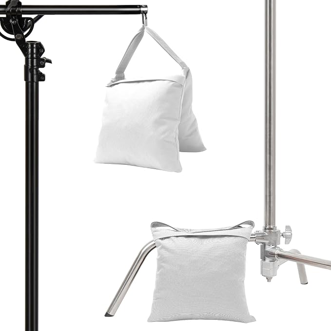 4 Packs White Sandbag Weight Bags