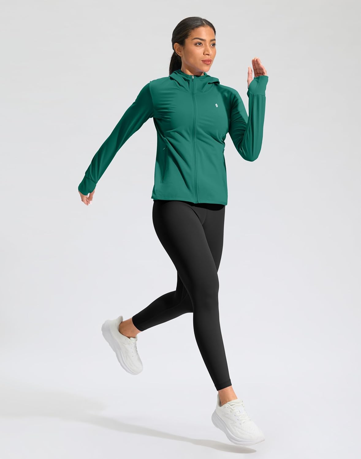 Soothfeel Women's Lightweight UPF 50+ Sun Protection Hoodie Jacket | Long Sleeve with Pocket for Outdoor Hiking