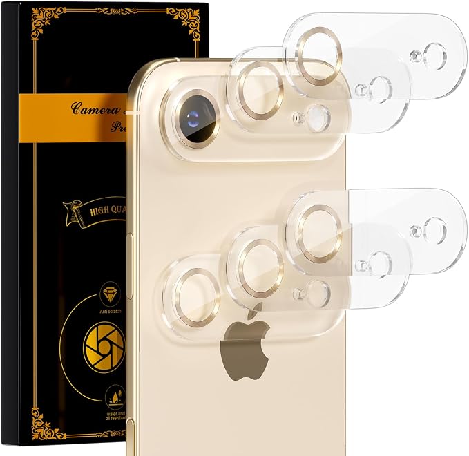 for 6 Pack iPhone Air Camera Lens Airtector 9H Tempered Glass Camera Screen