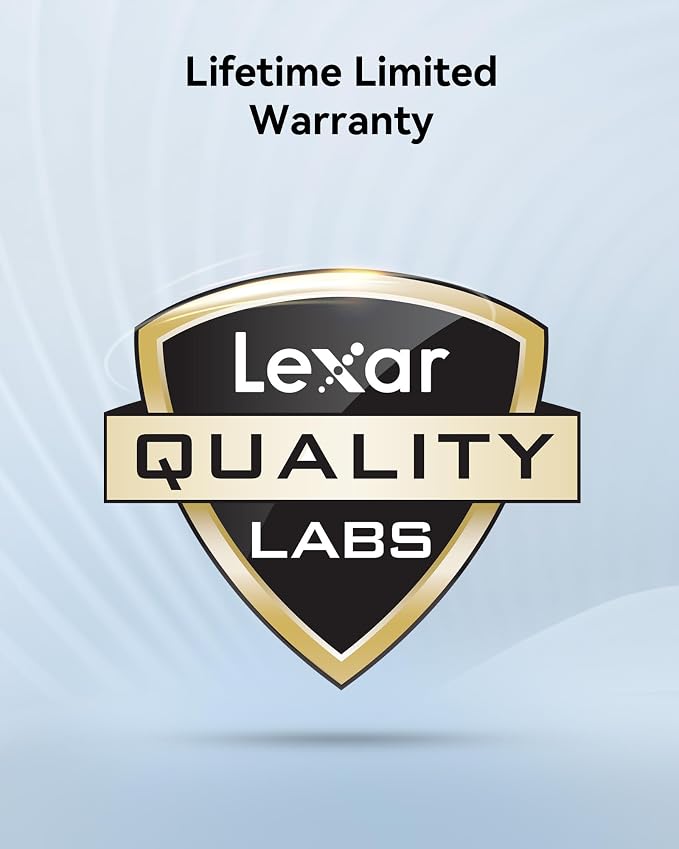 Lexar 128GB Professional Silver PRO SD Card, Full HD,