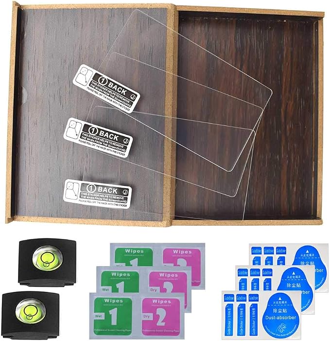 ULBTER A1 Screen Protector for Sony Alpha 1 / A1 Camera & Hot Shoe Cover 0.3mm