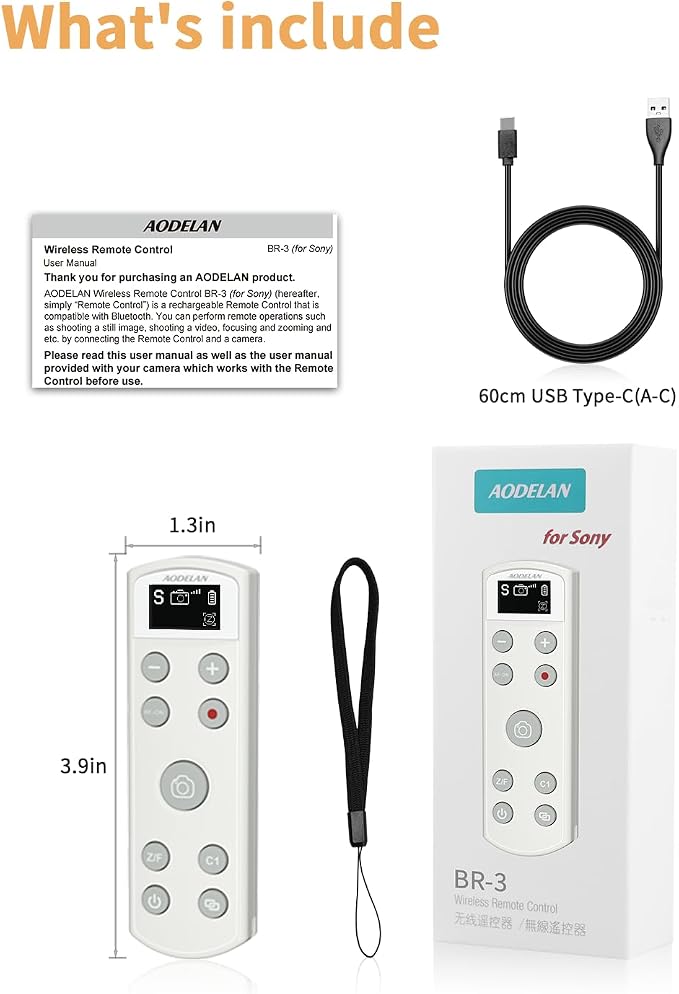for Sony Camera Wireless Remote Control