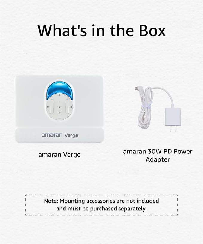amaran Verge Bi-Color Edge-lit Rectangular Panel, 26W Soft LED Video Light