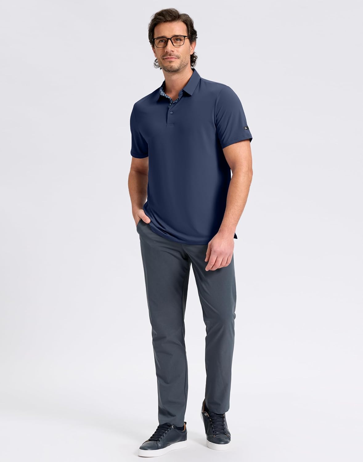 Obla Men's Golf Shirt - Short Sleeve Dry Fit Moisture-Wicking Polo | Athletic Casual Wear