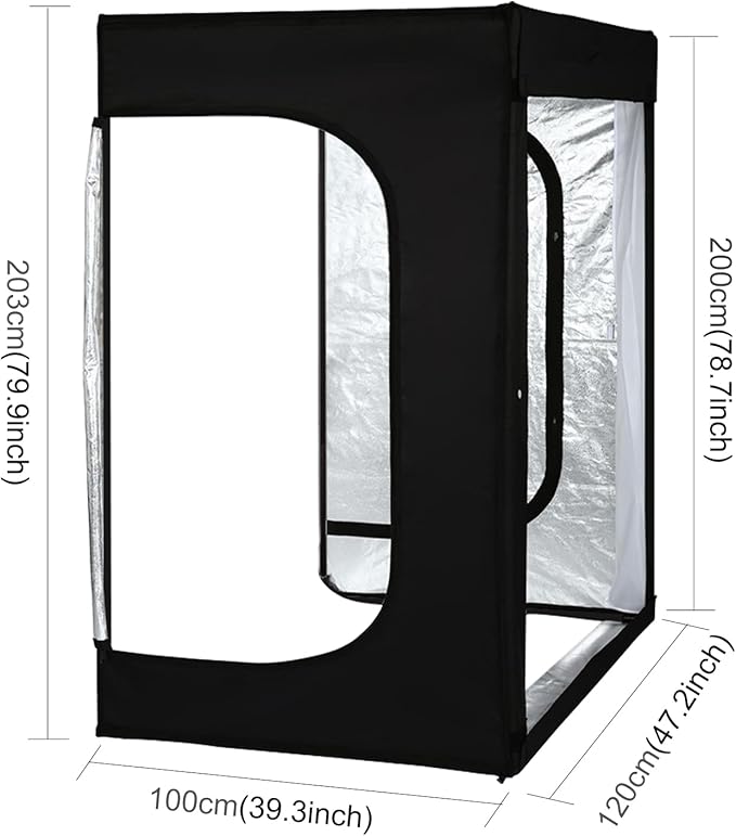48"x78"x40" Large Photo Studio Light Box Photography, 8 Light LED Panels