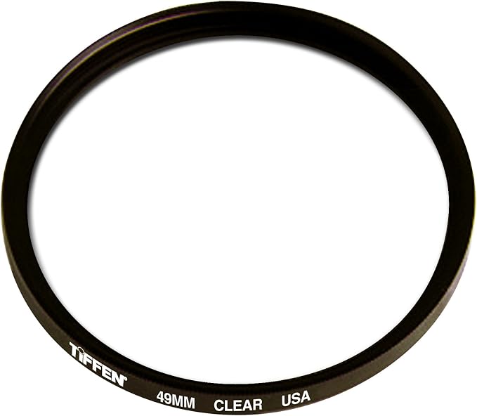 Tiffen 49CLR 49mm Clear Camera Lens Filter