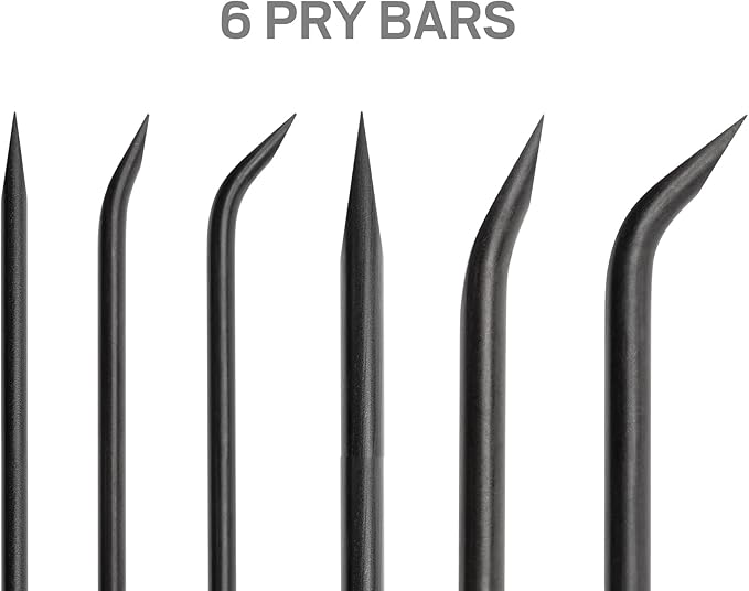 TEKTON Pick, Hook, Probe, and Mini Pry Bar Set (27-Piece) | LVR10006 | Made in USA